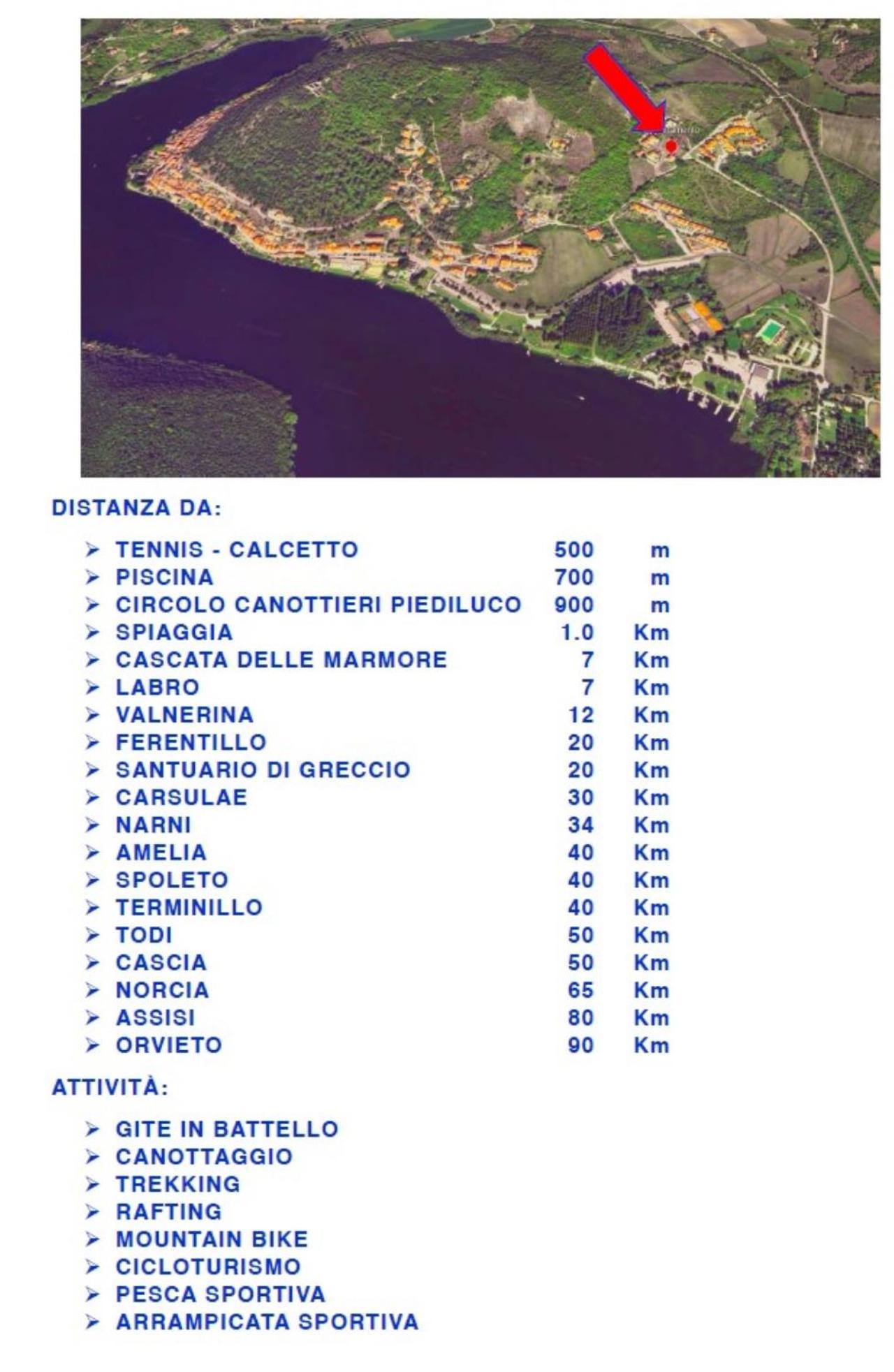 I Segreti Del Lago Piediluco Eksteriør billede